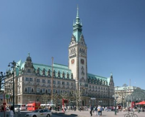 Hamburger Rathaus (Panorama)
